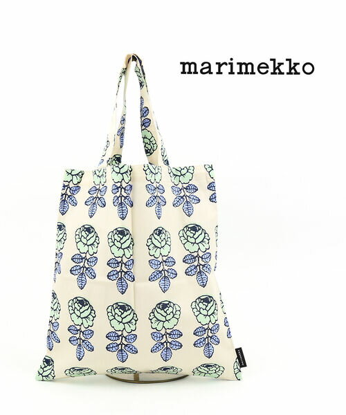 【期間限定ポイント10倍!】マリメッコ(marimekko)アジア限定 コットン ヴィヒキルース柄 ファブリックバッグ トートバッグ エコバッグ VIHKIRUUSU BAG 33×32CM・52239472476-0062301(メール便可能商品)[M便 3/5](レディース)のサムネイル