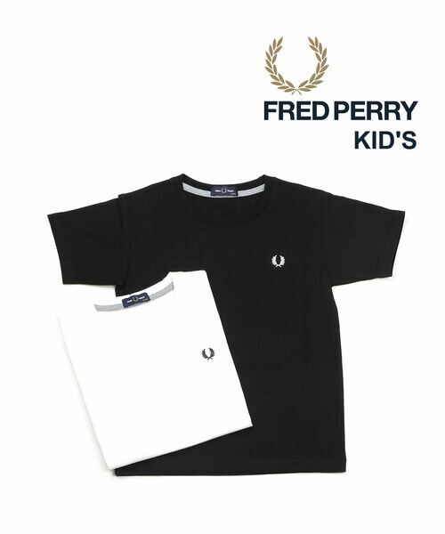 楽天JACQUEMARTフレッドペリー Tシャツ FRED PERRY キッズ コットン クルーネック キッズTシャツ Kids Crew Neck T-Shirt ・SY1600-3872301（メール便可能商品）[M便 5/5]（キッズ）（クーポン対象外）