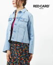 【ポイント2倍】レッドカード トーキョー RED CARD TOKYO ジャケット デニムジャケット Gジャン アウター デニム ショート丈 クロップド 短め・12939101-2942301(レディース)