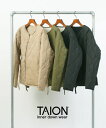 タイオン TAION ダウン ジャケット インナーダウン アウター クルーネック ノーカラー 防寒 冬 リバーシブル ボア カジュアル・TAION-R104BM...