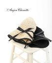 【マラソン期間限定まとめ買いクーポン対象】【50%OFF】アンジュシュエット Anjou Chouette ハット 帽子 リボン アバカ 麦わら 涼しい 夏 春...