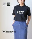 【5/9 20時からポイント10倍】【2024年春夏新作】スノーピーク Snow Peak 半袖 ロゴ Tシャツ カットソー トップス クルーネック 人気 ..