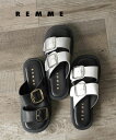 【30%OFF】レメ REMME サンダル シューズ 靴 ストラップ ベルト バックル 厚底 プラットフォーム かわいい・ZH-2303-PR-0242401(...