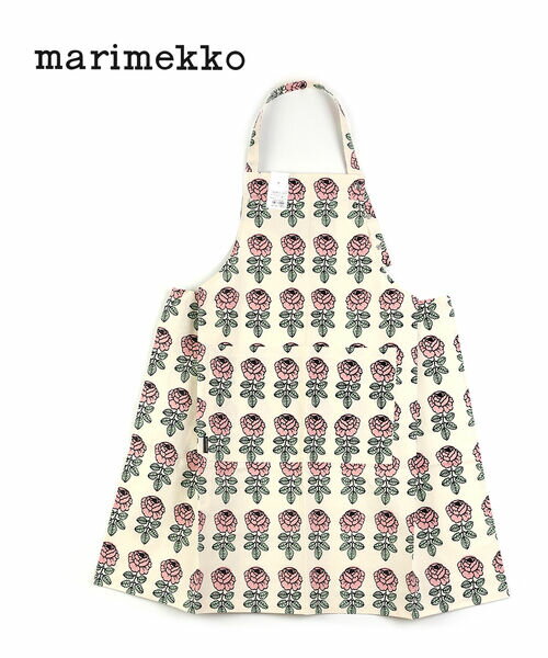 【20%OFF】【2024年秋冬新作】マリメッコ marimekko 日本限定 エプロン キッチン 雑貨 花柄 ピンク レディース ヴィヒキルース ウエディングローズ 北欧 人気 ギフト・52249473375-0062402(メール便可)[M便 5/5](レディース)のサムネイル