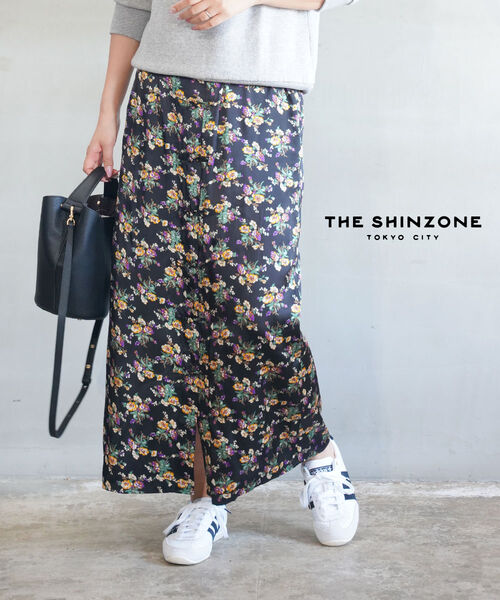 【10/15限定10%クーポン&ポイント10倍】【2025年秋冬新作】ザ シンゾーン THE SHINZONE ロングスカート スカート 花柄 フラワー チャイナ風 大人 可愛い・25AMSSK01-4432502(レディース)
