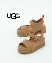 【10%OFF】【2025年春夏新作】アグ UGG サンダル 厚底 ストラップ スエード レザー ベルクロ 履きやすい 歩きやすい プラットフォーム カジュアル...