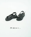 【20%OFF】【2025年春夏新作】モヒ MOHI サンダル 厚底 ストラップサンダル 靴 レザー 歩きやすい 疲れにくい クロス オープントゥ 大人 シンプ...