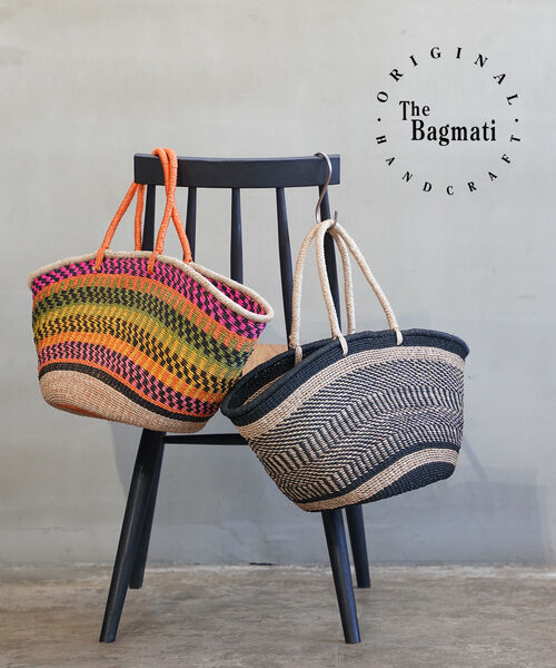 【感謝祭期間中はポイント10倍】ザ バグマティ The Bagmati かごバッグ カゴバッグ トートバッグ 大きめ 大容量 天然素材 アバカ 夏 おしゃれ 大人 かわいい・BBK25-SS16-0242501(レディース)