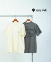 【30%OFF】【LINEクーポン有】【2025年春夏新作】スノーピーク Snow Peak Tシャツ 半袖 カットソー トップス ロゴ おしゃれ キャンプ アウトドア 男女兼用・TS-25SU202-4622501(メンズ)(レディース)(◎)