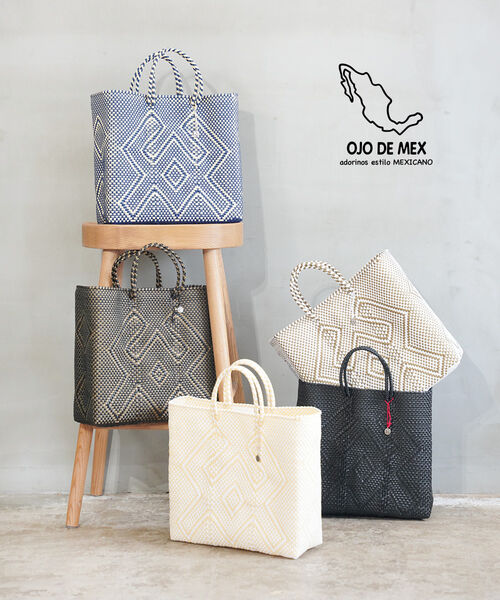 楽天JACQUEMART【20％OFF】【2025年春夏新作】オホデメックス OJO DE MEX かご バッグ カゴバッグ トートバッグ メルカドバッグ 大きめ 軽量 軽い A4 おしゃれ・ODM-PCT-4192501（レディース）