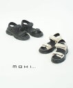 【20%OFF】【2025年春夏新作】モヒ MOHI サンダル 厚底 ストラップサンダル 靴 レザー 歩きやすい 疲れにくい オープントゥ ベルクロ 大人 おし...