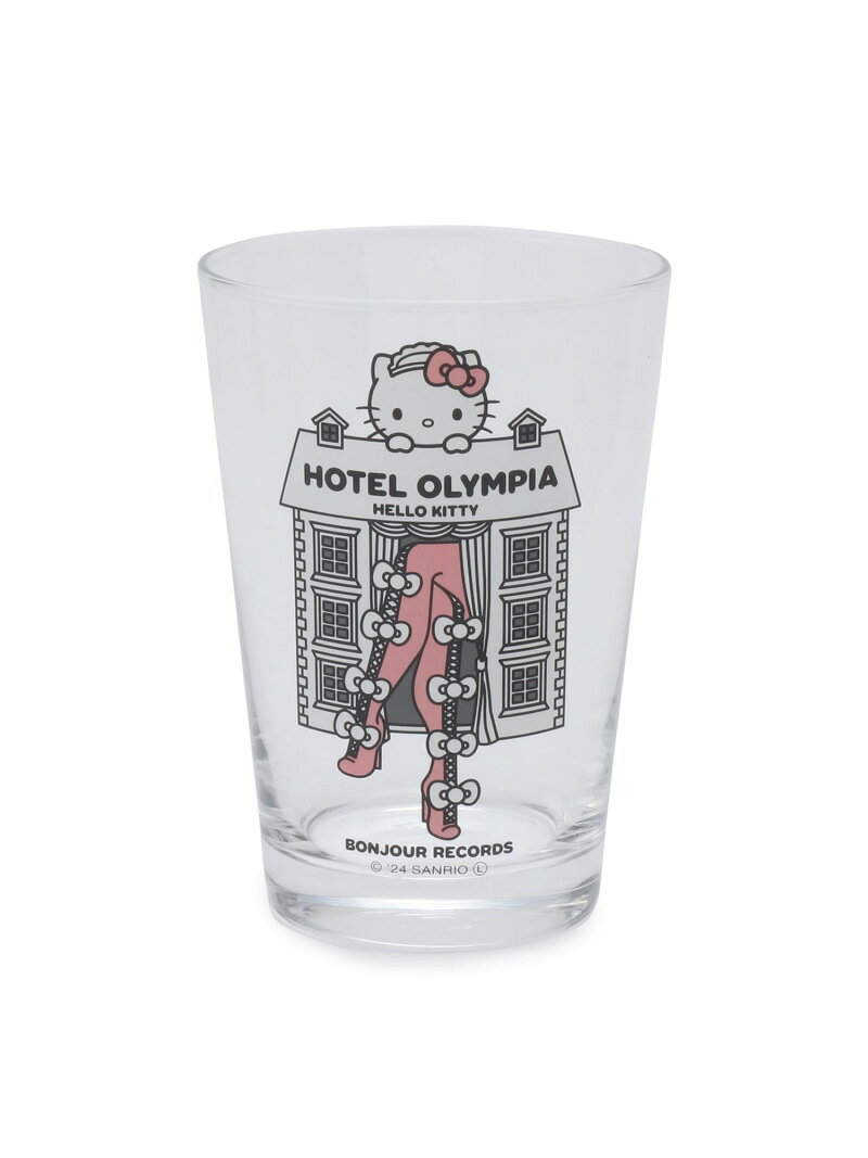 【SALE／50%OFF】Hotel Olympia * Hello Kitty/ホテルオランピア * ハローキティ Glass bonjour records ボンジュールレコード 食器・調理器具・キッチン用品 グラス・マグカップ・タンブラー ネイビー【RBA_E】[Rakuten Fashion]