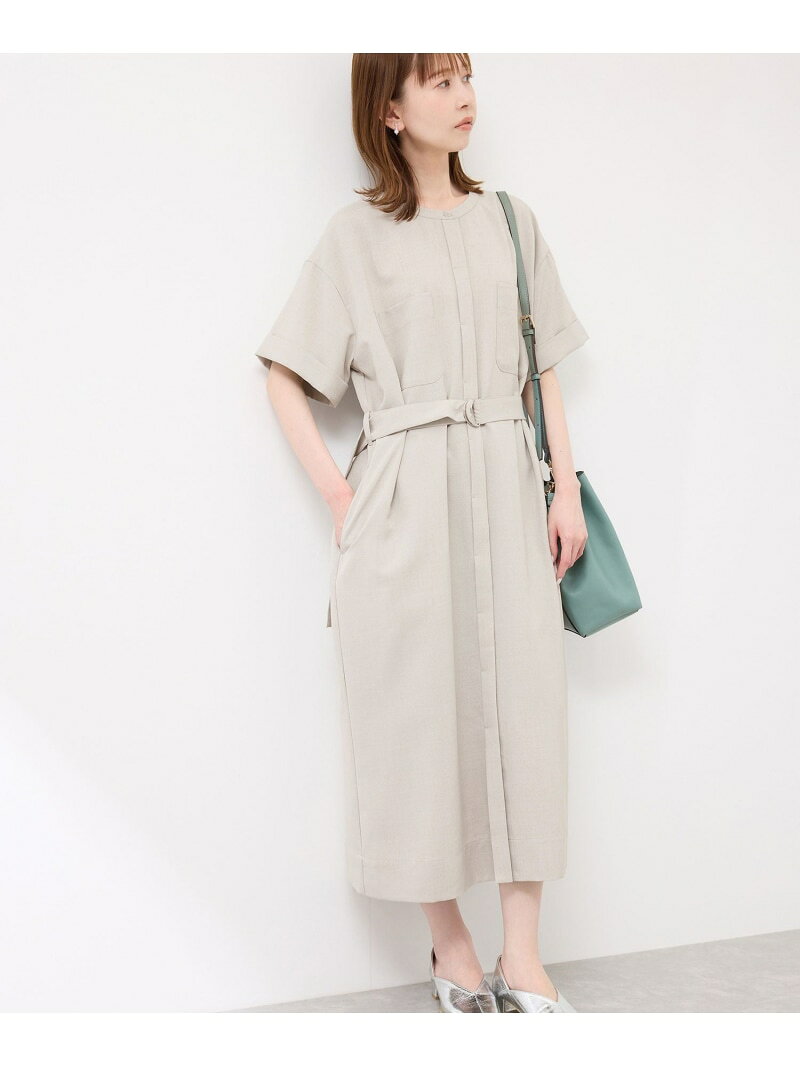 【SALE／55%OFF】サックワンピース ROPE' PICNIC ロペピクニック ワンピース・ドレス ワンピース ネイビー ベージュ【RBA_E】[Rakuten Fashion] jadorejunonline-10069298 J’aDoRe JUN ONLINE サンプル画像2