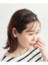 【SALE/50%OFF】サテンギャザーカチューシャ ROPE' PICNIC PASSAGE ロペピクニック ヘアアクセサリー カチューシャ・ヘアバンド グレ...