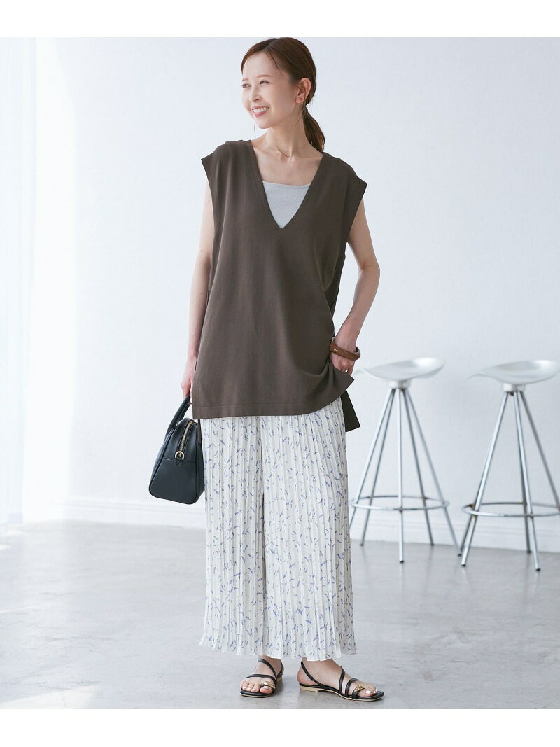 【SALE／60%OFF】【洗濯機OK】深Vニットプルオーバー ROPE' PICNIC ロペピクニック トップス ベスト・ジレ グレー【RBA_E】[Rakuten Fashion] jadorejunonline-10067632 J’aDoRe JUN ONLINE サンプル画像3