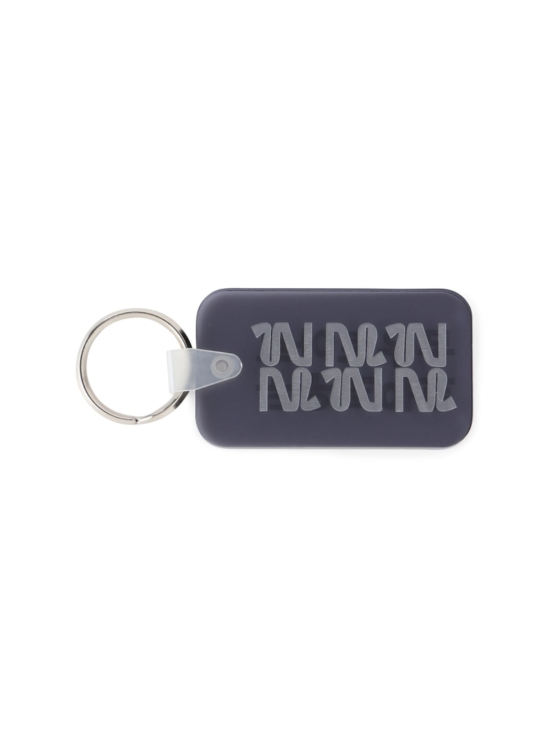 【Roster Sox for M(ムウ)】M HANGUL KEY-RING M TO R アダムエロペ ファッション雑貨 チャーム・キーチェーン ブラック ホワイト[Rakuten Fashion] 3