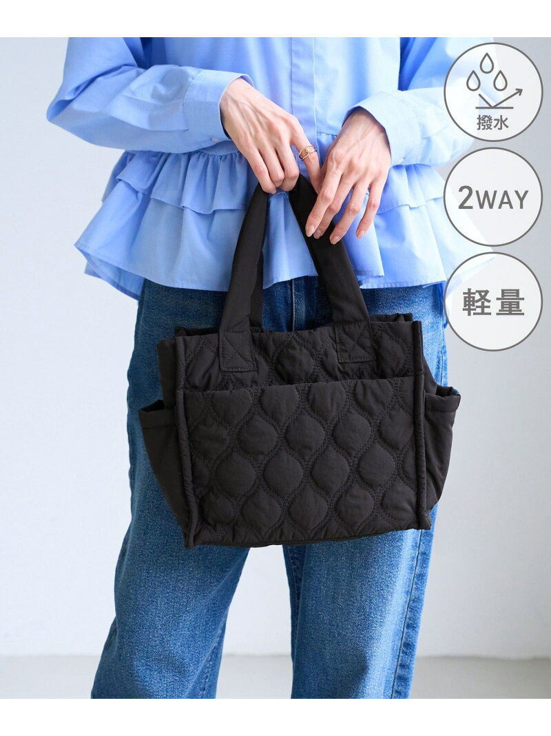 【WEB限定】キルティングデザインミドルトート&ショルダーバッグ/軽量・撥水 ROPE' PICNIC PASSAGE ロペピクニック バッグ トートバッグ ベージュ ブラウン ブラック【先行予約】*【送料無料】[Rakuten Fashion] jadorejunonline-10077886 J’aDoRe JUN ONLINE サンプル画像2