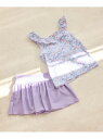 【KIDS/キッズ】小花柄セパレートスイムウエア ROPE' PICNIC KIDS ロペピクニック 水着・スイムグッズ その他の水着・スイムグッズ【先行予約】...