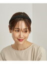 【SALE/50%OFF】ツイードカチューシャ ROPE' PICNIC PASSAGE ロペピクニック ヘアアクセサリー カチューシャ・ヘアバンド ホワイト ...