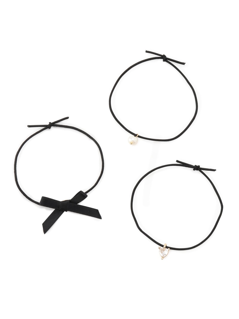 Rakuten - 【SALE／50%OFF】ANTISHOCK ヘアゴムアソートモチーフ ROPE' PICNIC PASSAGE ロペピクニック ヘアアクセサリー ヘアゴム ブラック ゴールド【RBA_E】[Rakuten Fashion]