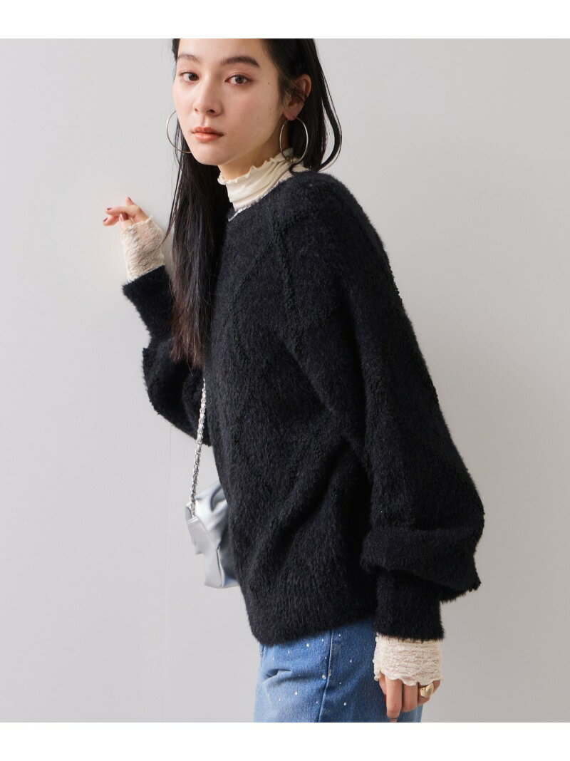 アーガイルフェザーニット/2WAY・イージーケア VIS ビス トップ...(4)