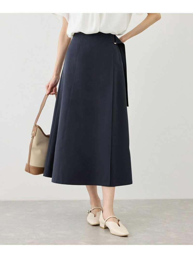 ラップ風スカート ROPE' PICNIC ロペピクニック スカート その他のスカート ネイビー ホワイト カーキグリーン[Rakuten Fashion] jadorejunonline-10076721 J’aDoRe JUN ONLINE サンプル画像3
