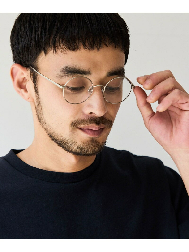 ラウンドメタルサングラス/UVカット/紫外線調光/ブルーライトカット LE CERCLE par rope' HOMME ジュン スタンダード ピックス ファッション雑貨 サングラス ゴールド シルバー【送料無料】[Rakuten Fashion]
