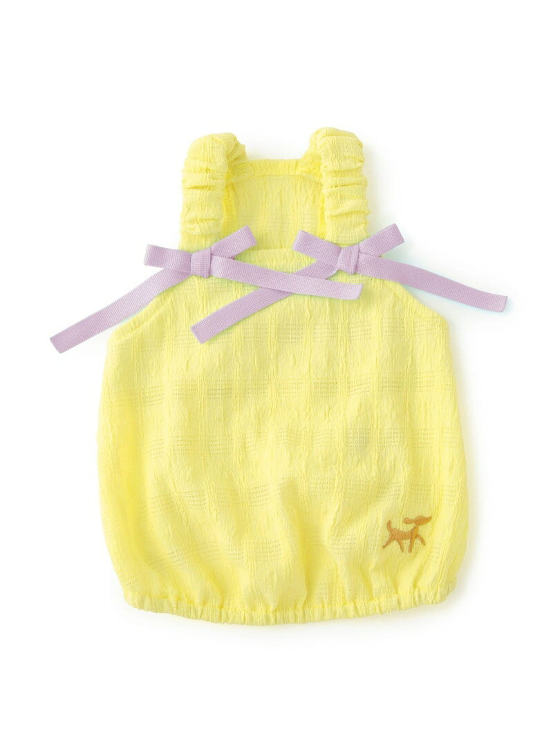 【SALE／50%OFF】【DOG】【接触冷感】リボン付きキャミワンピース ROPE' PICNIC PASSAGE ロペピクニック ペット用品 ペットウェア・ペット服 イエロー ホワイト【RBA_E】[Rakuten Fashion] jadorejunonline-10065946 J’aDoRe JUN ONLINE サンプル画像2
