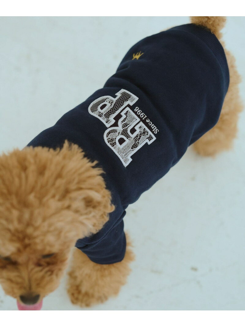 【DOG】レースロゴスエットプルオーバー ROPE' PICNIC PASSAGE ロペピクニック ペット用品 ペットウェア・ペット服 ネイビー[Rakuten Fashion] jadorejunonline-10071047 J’aDoRe JUN ONLINE サンプル画像2