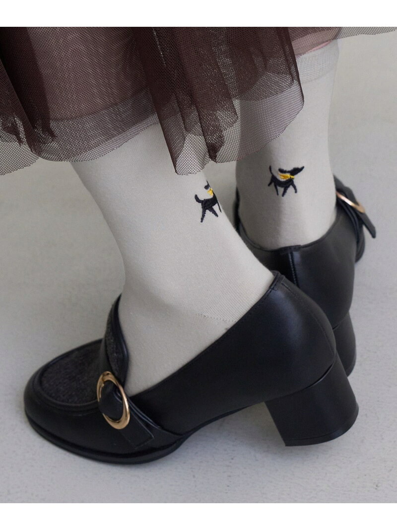 【SALE／5%OFF】PICNIC DOGシリーズ ヒールアクセントソックス ROPE' PICNIC PASSAGE ロペピクニック 靴下・レッグウェア 靴下 ホワイト レッド【RBA_E】【先行予約】*[Rakuten Fashion] jadorejunonline-10078460 J’aDoRe JUN ONLINE サンプル画像2