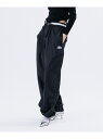 再販!【24SS新作】【UMBRO*BELPER*M TO R】NYLON TRACK PANTS M TO R アダムエロペ パンツ その他のパンツ ブラック【送料無料】[Rakuten Fashion]