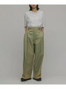 [PANTS]HIGHWAIST BAGGY CHINO PANTS M TO R アダムエロペ パンツ チノパンツ ベージュ ネイビー【先行予約】*【送料無料】[Rakuten Fashion]