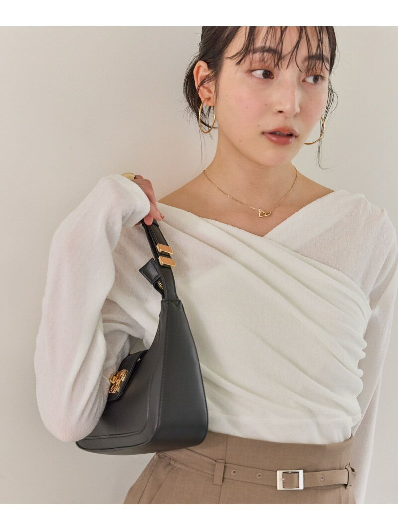 樂天商城 - シアードレープトップス/イージーケア VIS ビス トップス カットソー・Tシャツ ブルー ホワイト ネイビー【送料無料】[Rakuten Fashion]