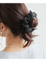 【SALE/25%OFF】オーガンジーミニリボンシュシュ ROPE' PICNIC PASSAGE ロペピクニック ヘアアクセサリー ヘアゴム ピンク ブラック...