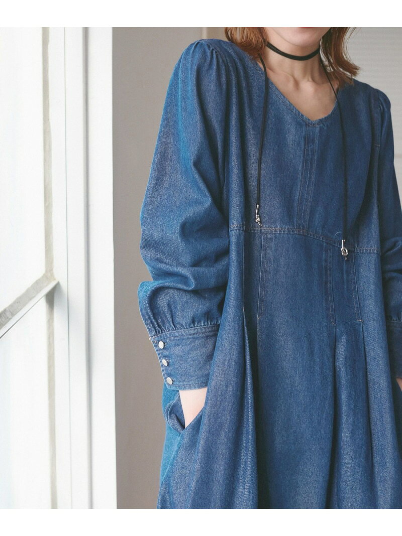 【SALE／50%OFF】デニムワンピース ROPE' PICNIC ロペピクニック ワンピース・ドレス ワンピース ブラック ネイビー【RBA_E】【送料無料】[Rakuten Fashion] jadorejunonline-10064554 J’aDoRe JUN ONLINE サンプル画像2
