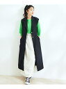 【SALE/70%OFF】ポリエステル綾織ロングトレンチジレ JAYRO ジャイロ トップス ベスト・ジレ ブラック ベージュ【RBA_E】[Rakuten F...