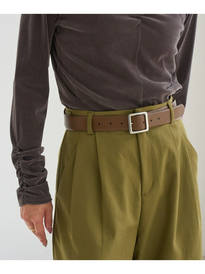 ワイドバックルベルト 33mm幅 ROPE' PICNIC PASSAGE ロペピクニック ファッション雑貨 ベルト ブラウン ベージュ[Rakuten Fashion] jadorejunonline-10078831 J’aDoRe JUN ONLINE サンプル画像3