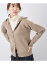 【SALE/55%OFF】Wジップニットフーディー ROPE' PICNIC ロペピクニック トップス パーカー・フーディー ブラウン ベージュ グレー【RBA...