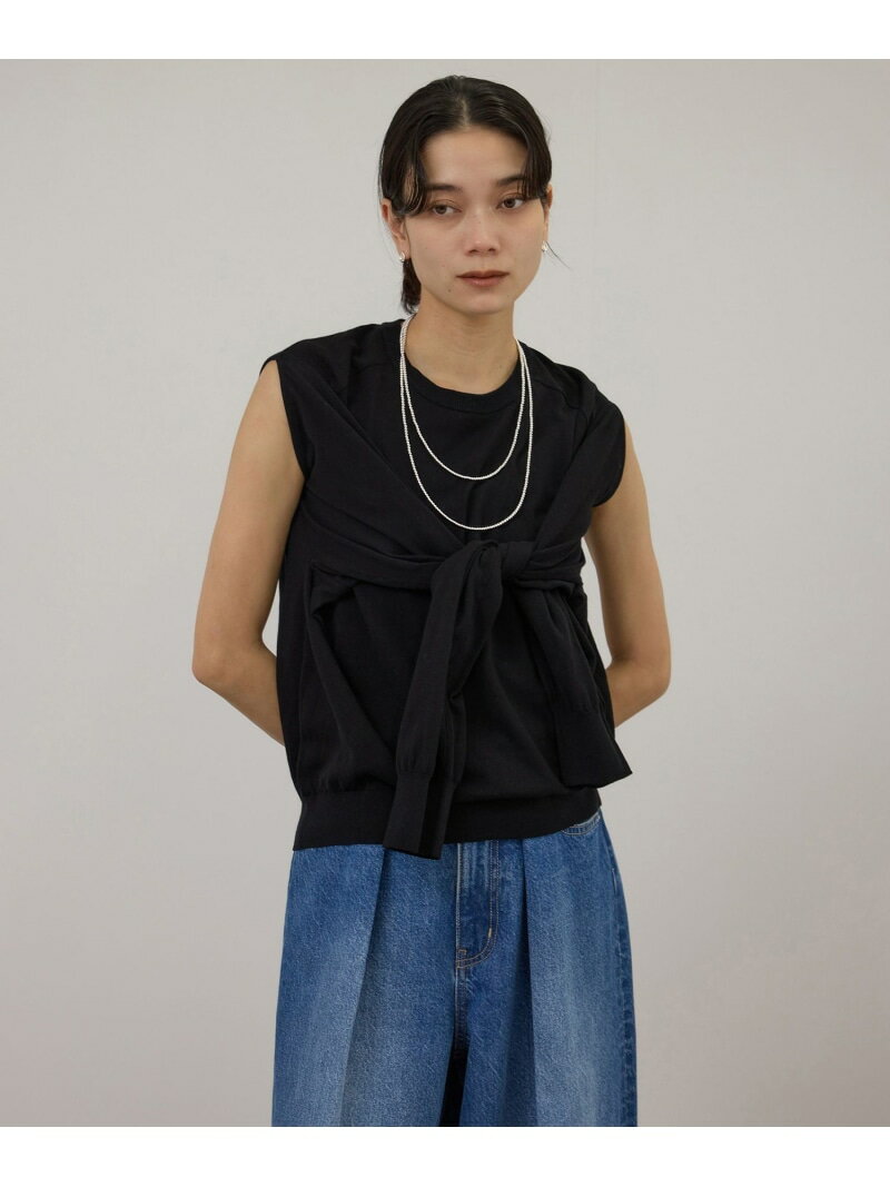 樂天商城 - 【SALE／30%OFF】【WEB・一部店舗限定】2WAYスリットニットプルオーバー SALON adam et rope' サロン アダム エ ロペ トップス ニット カーキグリーン ブラック ブルー【RBA_E】【送料無料】[Rakuten Fashion]