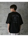 iisy / TAKE IT iisy POP PCプリントルーズハーフスリーブTシャツ iisy ジュンレッド トップス カットソー・Tシャツ ブラック ホワイト ピンク