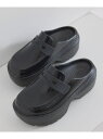 【crocs】STOMP HIGH SHINE LOAFER【WEB限定】 Juze ビス シューズ・靴 サンダル ブラック【送料無料】[Rakuten Fas...