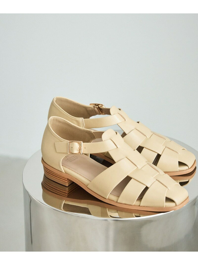【SALE／30%OFF】バックストラップグルカサンダル ROPE' PICNIC PASSAGE ロペピクニック シューズ・靴 サンダル ブラック ベージュ【RBA_E】【送料無料】[Rakuten Fashion] jadorejunonline-10074398 J’aDoRe JUN ONLINE サンプル画像3