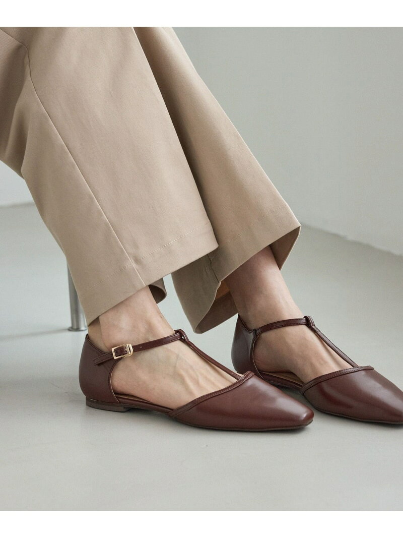 【SALE／50%OFF】Tストラップセパレートパンプス ROPE' PICNIC PASSAGE ロペピクニック シューズ・靴 パンプス ベージュ ブラック ブラウン ピンク【RBA_E】[Rakuten Fashion] jadorejunonline-10074393 J’aDoRe JUN ONLINE サンプル画像3