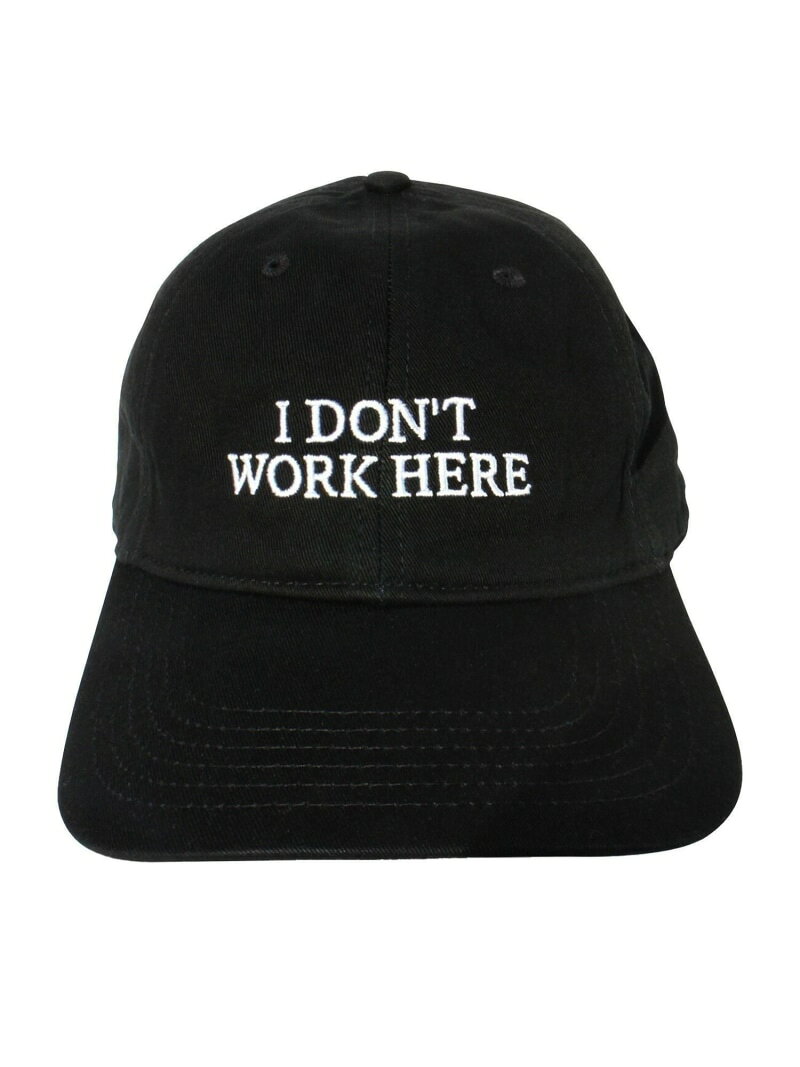 IDEA/アイデア SORRY I DONT WORK HERE HAT bonjour records ボンジュールレコード 帽子 キャップ ブラック グリーン ベージュ ブルー【送料無料】[Rakuten Fashion]