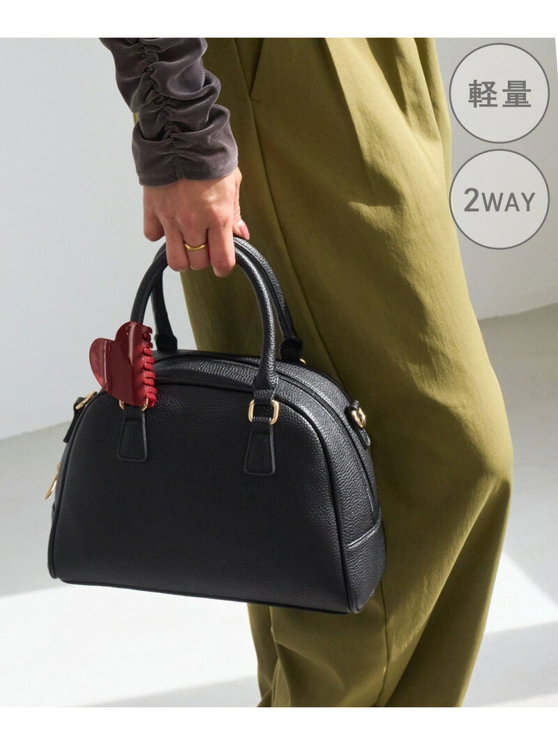 バンスクリップ付き2WAYボストンバッグ/軽量 ROPE' PICNIC PASSAGE ロペピクニック バッグ ボストンバッグ ベージュ ブラック【先行予約】*【送料無料】[Rakuten Fashion] jadorejunonline-10078455 J’aDoRe JUN ONLINE パッケージ画像