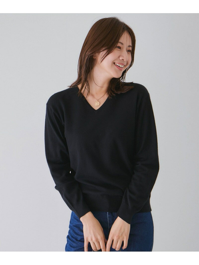 Rakuten - 【SALE／30%OFF】もちもちVネックニット JAYRO ジャイロ トップス ニット ピンク レッド グリーン ブルー ネイビー グレー イエロー ブラック ワインレッド ベージュ ホワイト パープル【RBA_E】[Rakuten Fashion]