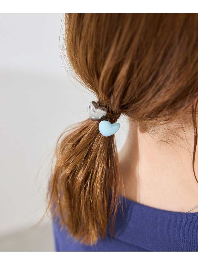 【SALE／70%OFF】プチハートヘアカフスセット ROPE' PICNIC PASSAGE ロペピクニック ヘアアクセサリー バレッタ・ヘアクリップ・ヘアピン ブルー ブラウン【RBA_E】[Rakuten Fashion] jadorejunonline-10067303 J’aDoRe JUN ONLINE サンプル画像2
