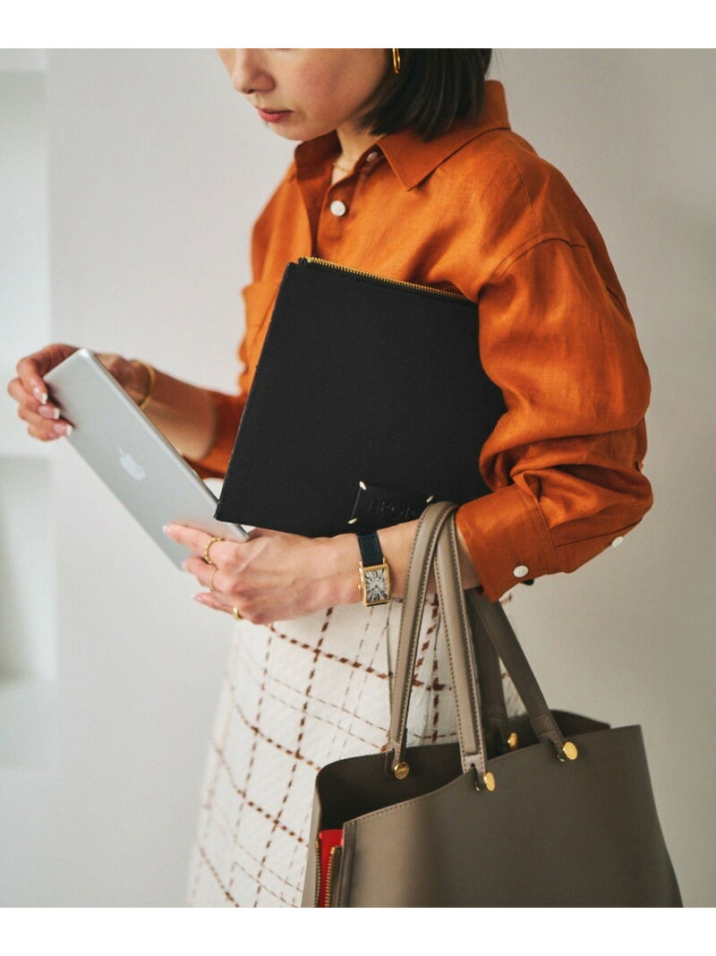 【SALE／60%OFF】【E'POR】GADGET TABLET CASE ROPE' ロペ 財布・ポーチ・ケース ポーチ ベージュ ブラック【RBA_E】[Rakuten Fashion] jadorejunonline-10065737 J’aDoRe JUN ONLINE サンプル画像3