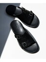 【SALE/50%OFF】コンフォート ダブルモンク ストラップ カバード レザーサンダル / UNISEX ADAM ET ROPE' HOMME アダムエロ...