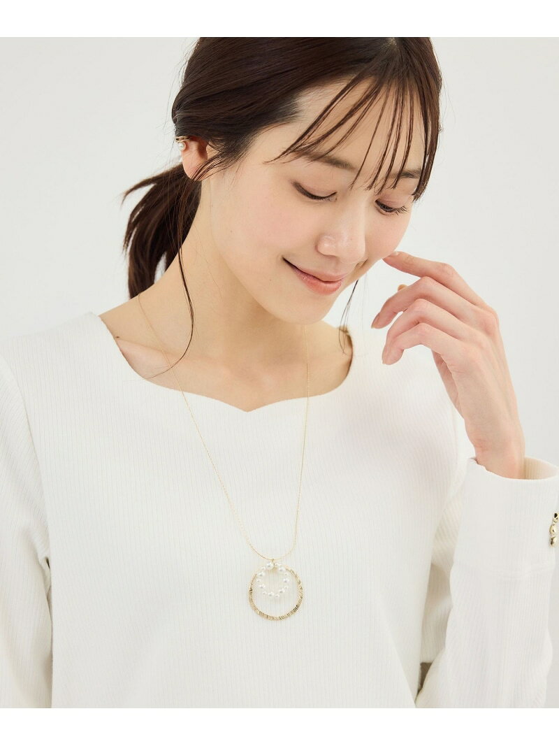 ダブルサークルワントップペンダント ROPE' PICNIC PASSAGE ロペピクニック アクセサリー・腕時計 ネックレス ゴールド シルバー[Rakuten Fashion] jadorejunonline-10074461 J’aDoRe JUN ONLINE サンプル画像3